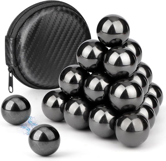 Fidget Magnet Toy for Adults, Magnet Hand Roller, Magnetic Toy for Men, Magnet Slime Ferrite Putty Office Desk Decorations, Gift for Science Kit 21 PCS