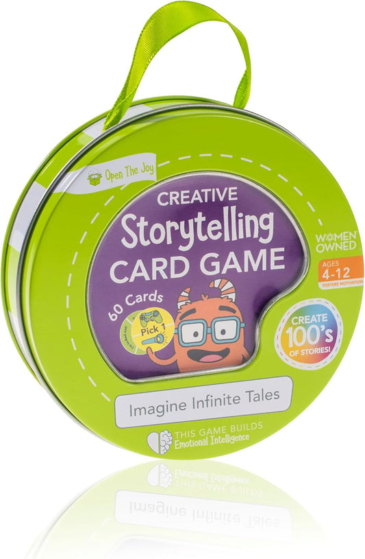 Open The Joy - Creative Storytelling Card Game for Kids, Family Fun Educational Activity to Explore Feelings and Expressions - Ages 4 and Up