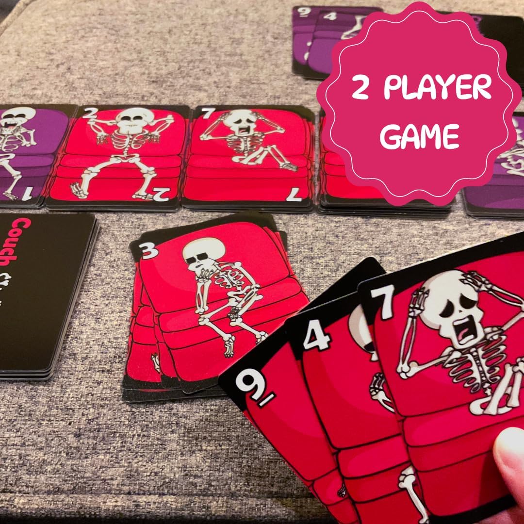 Couch Kittens Card Game- Quick and Easy 2 Player Game for Cat Lovers by The Dusty Top Hat
