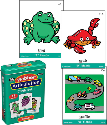 Super Duper Publications | Articulation R Blends Fun Deck | Vocabulary and Language Development Flash Cards | Educational Learning Materials for Children