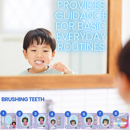 Sequencing Daily Routine Conversation Cards | Learning Material for Social Skills & Emotional Intelligence| Speech Therapy Resources | Articulation, ESL & Storytelling Cards | Sequencing Card Game