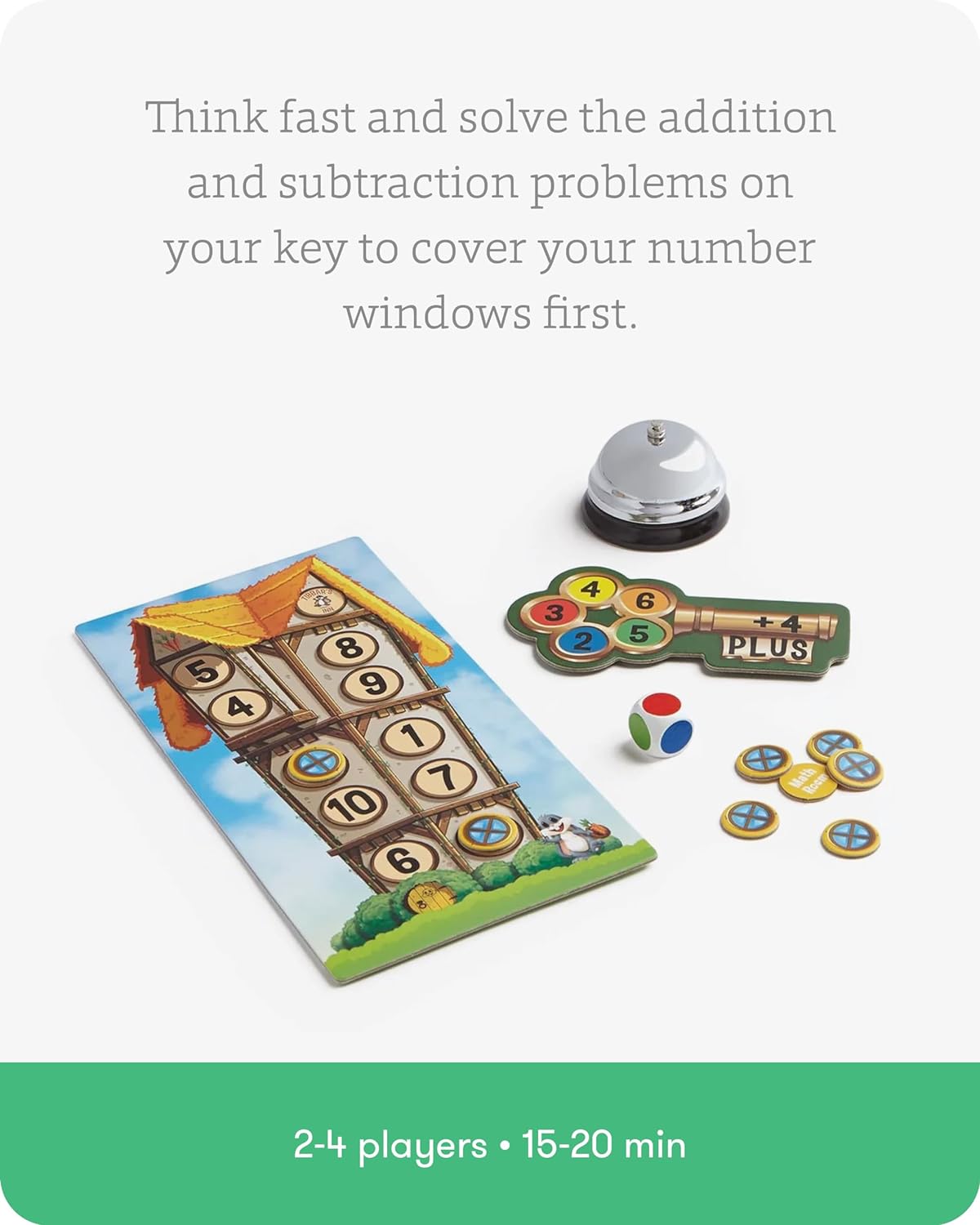 SimplyFun Glow Spotters - A Visual and Adventurous Math Game for Kids, Earn Your Firefly Badge with Addition - 1 to 4 Players, for Kids Ages 5 & Up