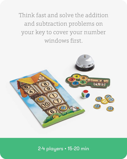 SimplyFun Glow Spotters - A Visual and Adventurous Math Game for Kids, Earn Your Firefly Badge with Addition - 1 to 4 Players, for Kids Ages 5 & Up