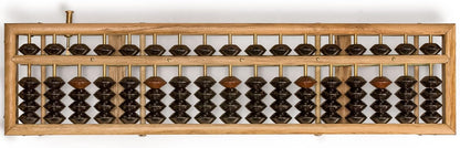 Yellow Mountain Imports Digit Standard Abacus 10.5 Inches - Professional 17 Column Soroban Calculator (Functional and Educational Learning Tool)