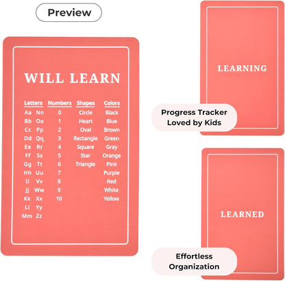 Number Flashcards | 54 Preschool & Kindergarten Counting Cards | Numbers & Math Symbols | Brainstrong Premium Flash Cards