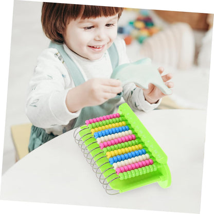 YARNOW Math Learning Abacus for Rods Counting Tool Educational Arithmetic Beads for Teaching Math Skills for Boys and and Safe Design