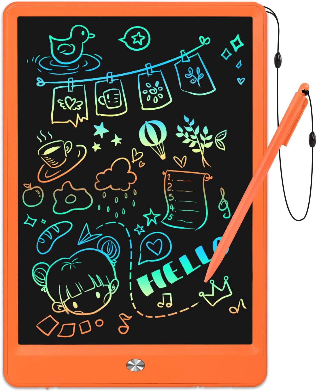 EooCoo Toddler Boy Toys, Kids Gifts, 10 Inch LCD Writing Tablet, Drawing Pad, No Mess Coloring Books for Kids, Travel Games, Gifts for Boys 4-6, Educational Toys for 3 4 5 6 7 Years Old Boys and Girls