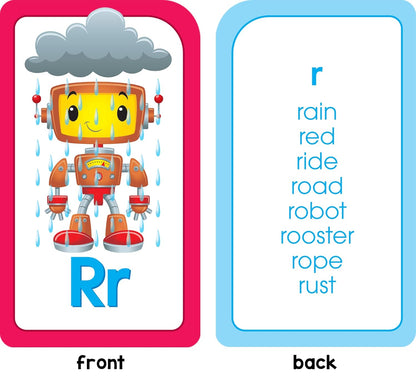 School Zone Phonics Made Easy Flash Cards: 56 Cards, Kindergarten, 1st Grade, 2nd Grade, Early Reading, Short Vowels, Long Vowels, Letter Combinations, Word-Picture Recognition, Ages 6+