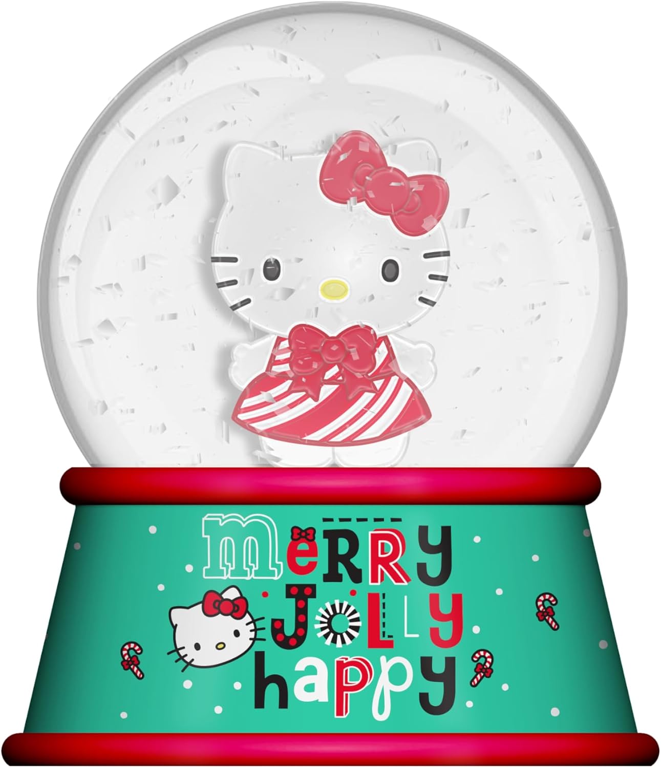 Silver Buffalo Disney Mickey and Friends Mini Light Up Snow Globe│Minnie Mouse│3.8 Inches Tall, 45mm (Small)