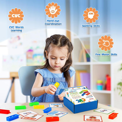 Aizweb Sight Words Flash Cards, Phonics Games Learn to Read Spelling Reading Learning Games, Dolch Site Words Digraphs CVC Blends Long Vowel Sounds for Pre-k Kindergarten 1st 2nd 3rd Speech Therapy