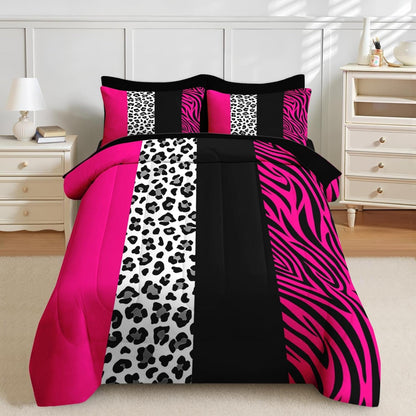 Nesker Comforter Set Twin Size, Science Lab School 5 Pcs Bedding for Kids and Adults, Medical University Chemistry Bed Sheet Sets with Fitted Sheet Pillowcase & Sham