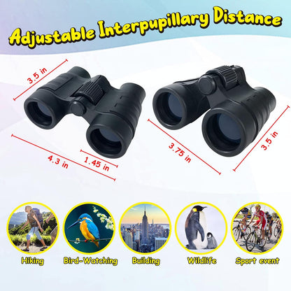 ESSENSON Binoculars for Kids Toys Gifts for Age 3, 4, 5, 6, 7, 8, 9, 10+ Years Old Boys Girls Kids Telescope Outdoor Toys for Sports and Outside Play, Bird Watching, Birthday Presents(Blue)