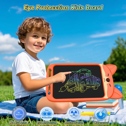10 Inch LCD Writing Tablet, Erasable Doodle Board Toy, Cute Lion Drawing Pad for Kids Ages 2-6 - Educational Christmas Birthday Gift (Lion)
