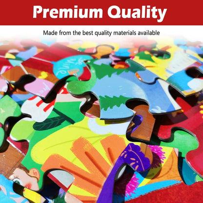 Floor Puzzles for Kids Ages 3-5 Premium 48-Piece 20 x 14 Inch Ballerinas Princess Jigsaw Puzzles for Kids Ages 4-8
