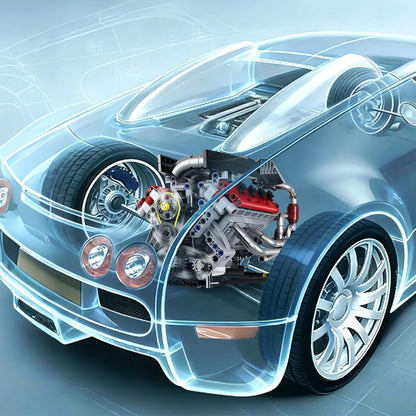 OWNONE 1 V8 Engine Model Kit that Work - 8-Cylinder Visible Engine Building Blocks Set with Motor, LED Light & APP Control - Build Your Own Engineering Kit, STEM Project for Adults & Kids (660 PCS)