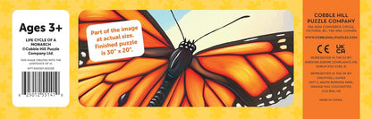 Cobble Hill Kids 35 Piece Floor Puzzle - Life Cycle of a Monarch - for Ages 3 and up