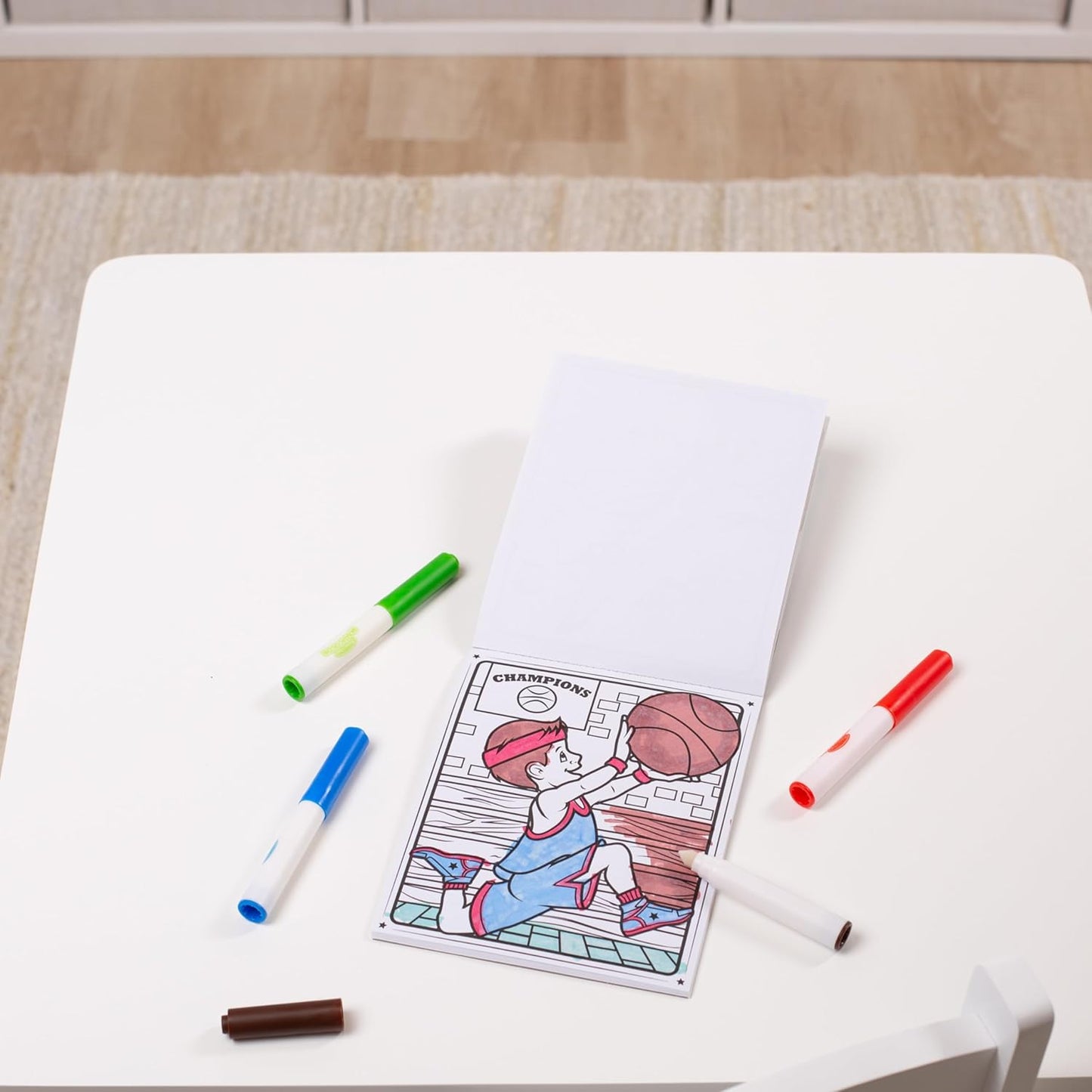 Melissa & Doug Write-On Reusable Games Activity Book - Travel Games and Kids Games With Dry Erase Markers for Kids, Road Trip Activities for Kids, Ages 6+ - FSC Certified