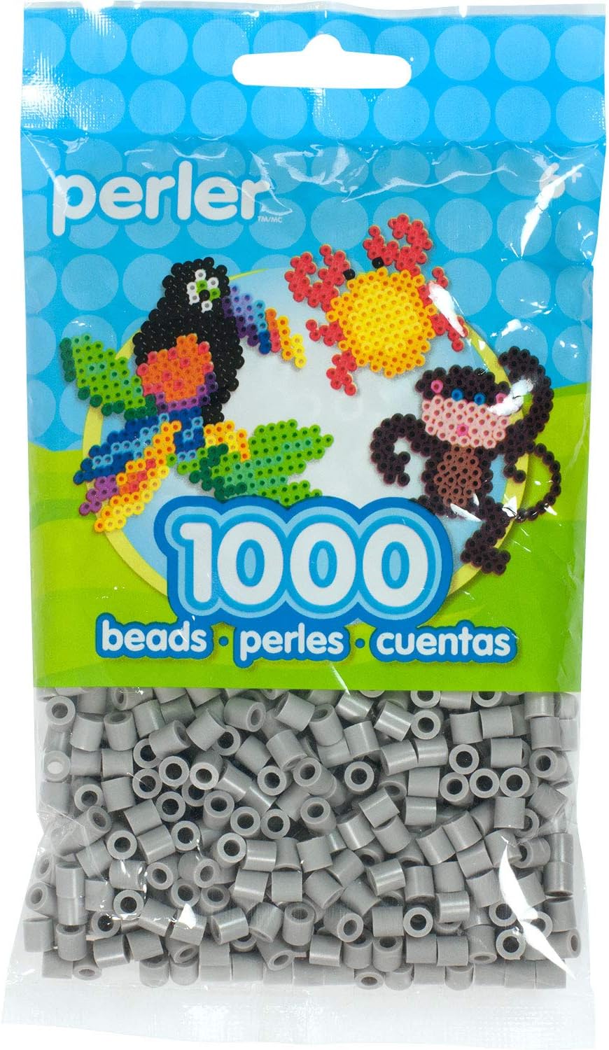 Perler Beads Fuse Beads for Crafts, 1000pcs, Yellow