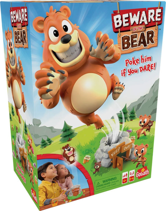 Goliath Beware of The Bear - Poke The Bear and Sneak The Goodies Before He Wakes Up Game by Goliath