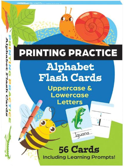 Printing Practice Alphabet Flash Cards (Flash Card Series)