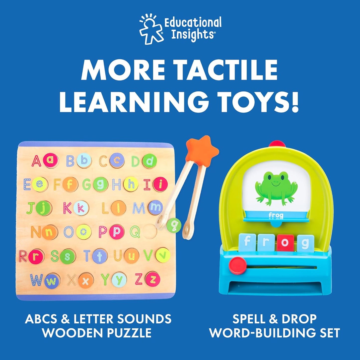 Educational Insights ABC Arc Mat AlphaMagnets Set – Alphabet Magnets for Kids, Magnetic Spelling Set & Letter Learning Board, Classroom or Homeschool ABCs Activity for Kids Ages 3-5