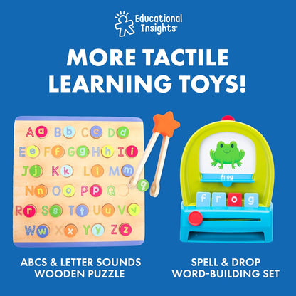 Educational Insights ABC Arc Mat AlphaMagnets Set – Alphabet Magnets for Kids, Magnetic Spelling Set & Letter Learning Board, Classroom or Homeschool ABCs Activity for Kids Ages 3-5