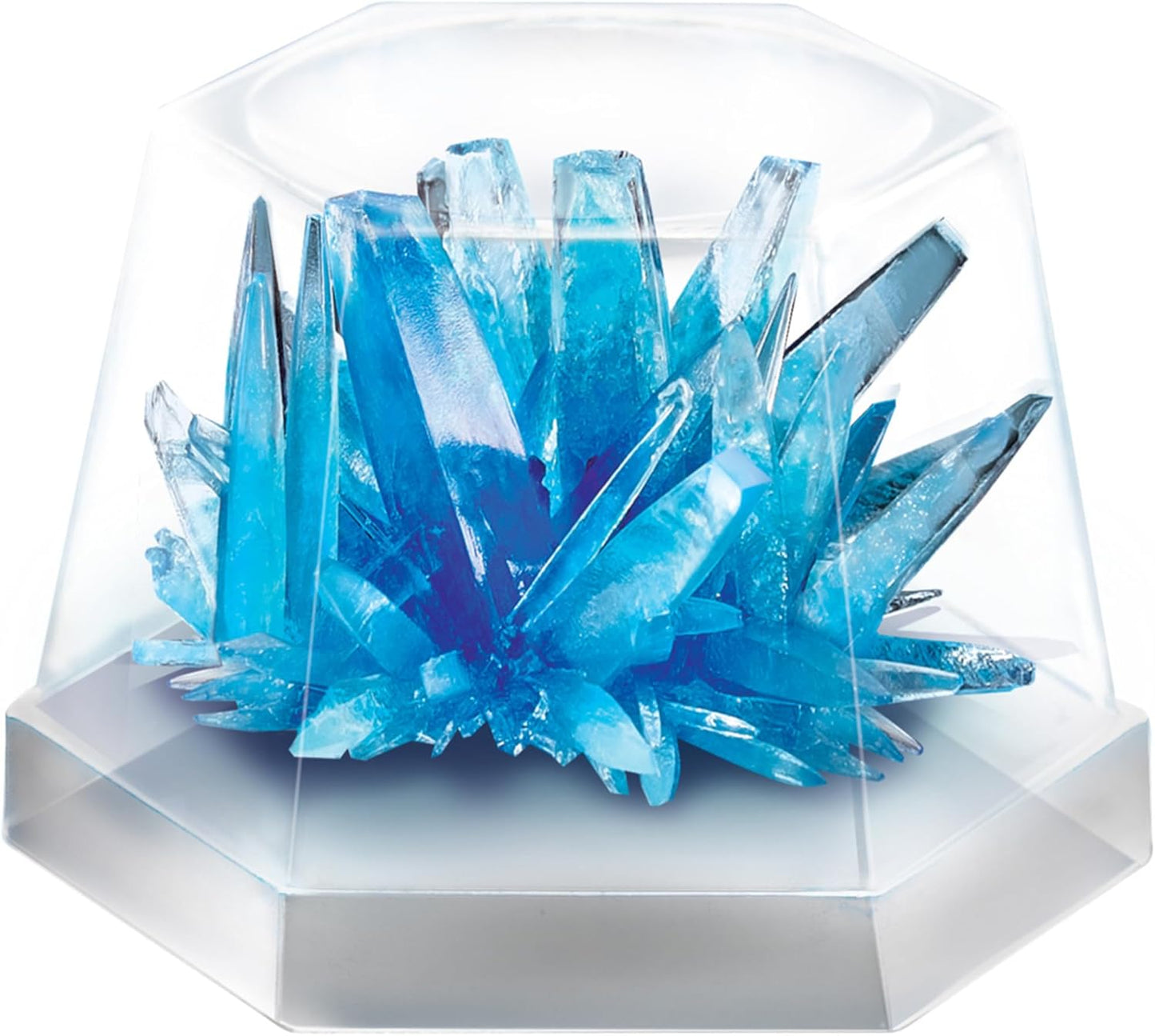 4M: KidzLabs - Crystal Science Kit - Grow 3 Unique Shaped Crystals, DIY STEM Craft, Mix Compounds & Observe Growth, Geology-Chemistry-Science, Kid 10+