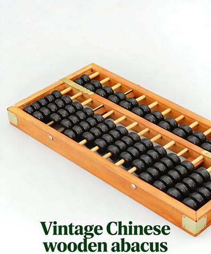MAGIKON Vintage-Style Chinese Wooden Abacus, Chinese Lucky Calculator