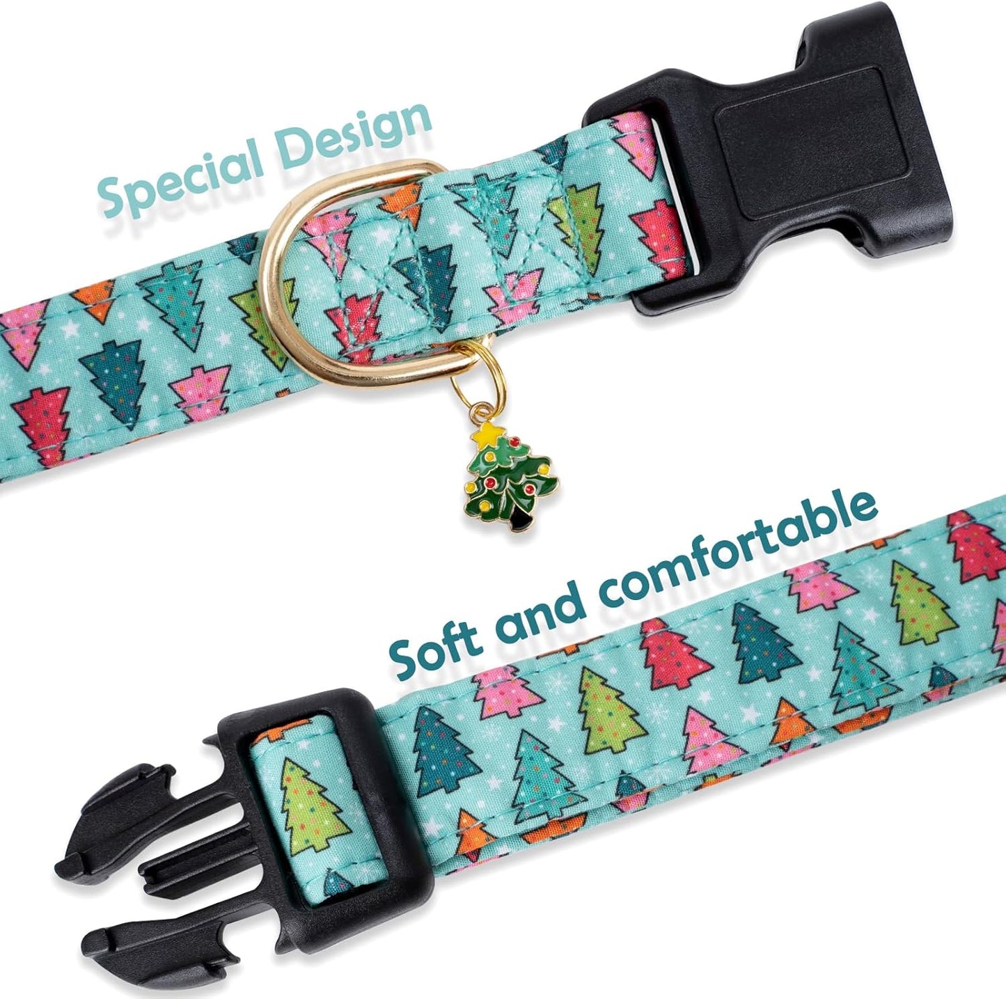 Faygarsle Dog Collar for Small Medium Large Dogs Colorful Puppy Collars for Female Dogs Toy Building Blocks Patterned Pet Collars for Summer Spring Wedding Puppy Girl Dog Collar M
