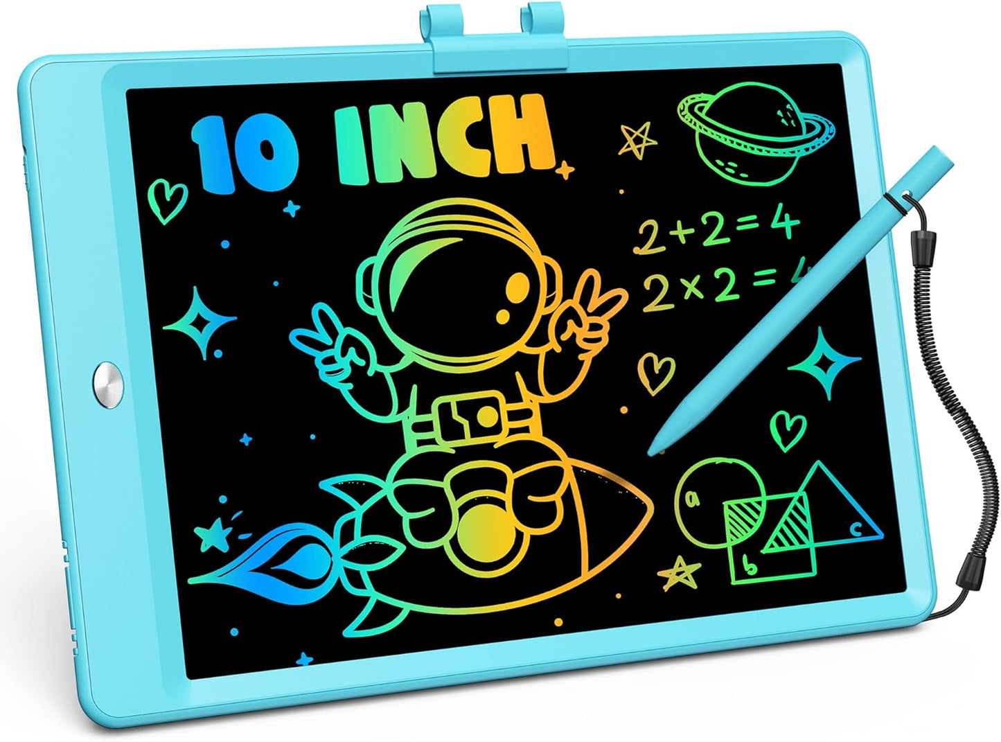 ORSEN LCD Writing Tablet 10 Inch, Colorful Doodle Board Drawing Pad for Kids, Toddler Toys for 3 4 5 6 7 8 Year Old Girls Boys Gifts (Pink)