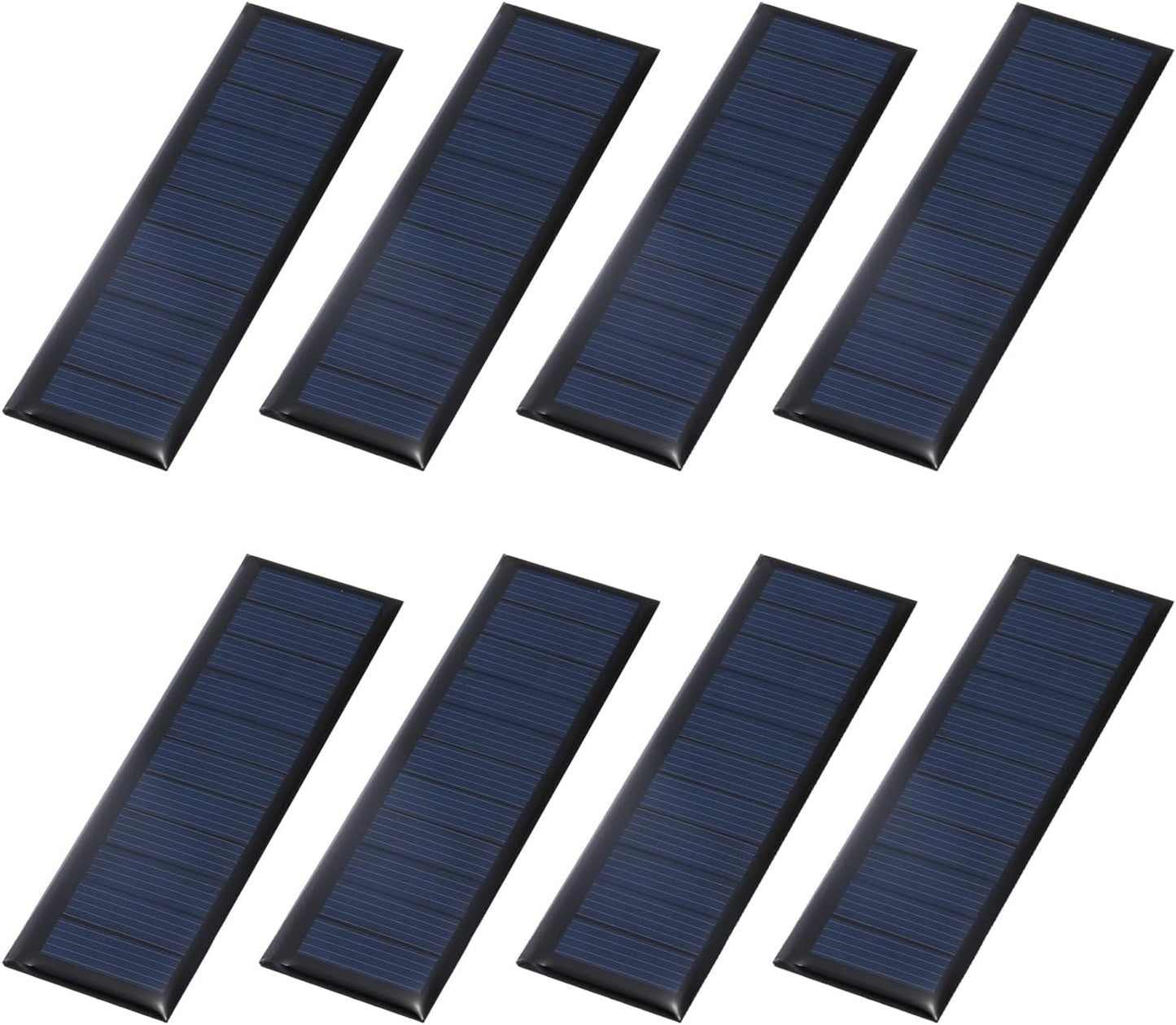 MECCANIXITY 8PCS 1.5V 0.09W 0.06A Mini Solar Panels for Solar Power, Small Solar Photovoltaic Cells Charge DIY Electric Toy Materials Solar System Kits, 1.18" x 1.18"