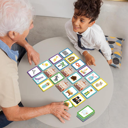 gisgfim 100 PCS Memory Matching Game Famous Paintings Concentration Memory Card for Adults Learning Educational Game A Fun & Fast Artworks Theme Matching Games