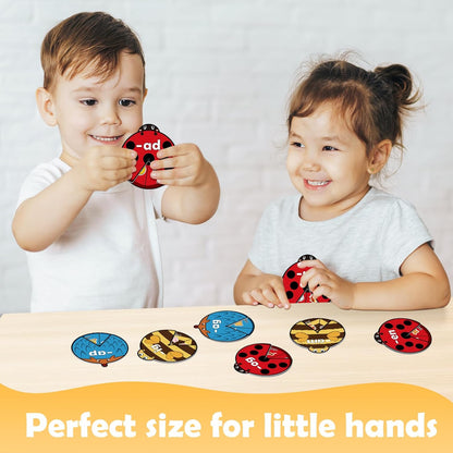 Kasfalci Life Cycle Toys for Kids,Animal Plant Insect Bug Ladybug Butterfly Tadpole to Frog Kit,Montessori Learning & Education Toys,Preschool Science Learning Activities for Toddlers,Board Card Games