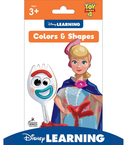 Disney Learning Toy Story 4 BIG Colors and Shapes Flash Cards for Toddlers 2-4 Years, Shapes Flash Cards, Preschool-1st Grade, Shapes and Colors Flash Cards with Reading and Math Readiness