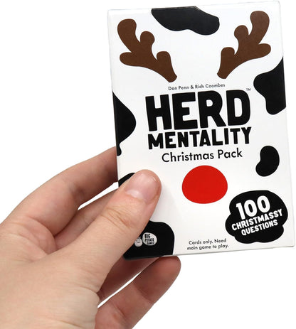 Herd Mentality: Udderly Funny Family Board Game | Easy & Fun for Big Groups of 4-20 Players | Includes 20 Extra Exclusive Questions