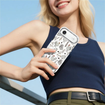 for iPhone 17 Pro Max Case [Compatible with Magsafe],Girls Women Clear Magnetic Case Silicone Shockproof Protective Cover with Pattern Colorful Motivational Letters