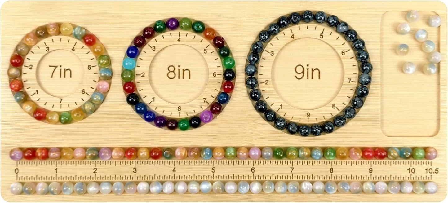 Petoysoso Bead Boards for Jewelry Making, Bamboo Beading Board for Bracelet & Necklace, Jewelry Making Supplies,Bead Tray Supplies