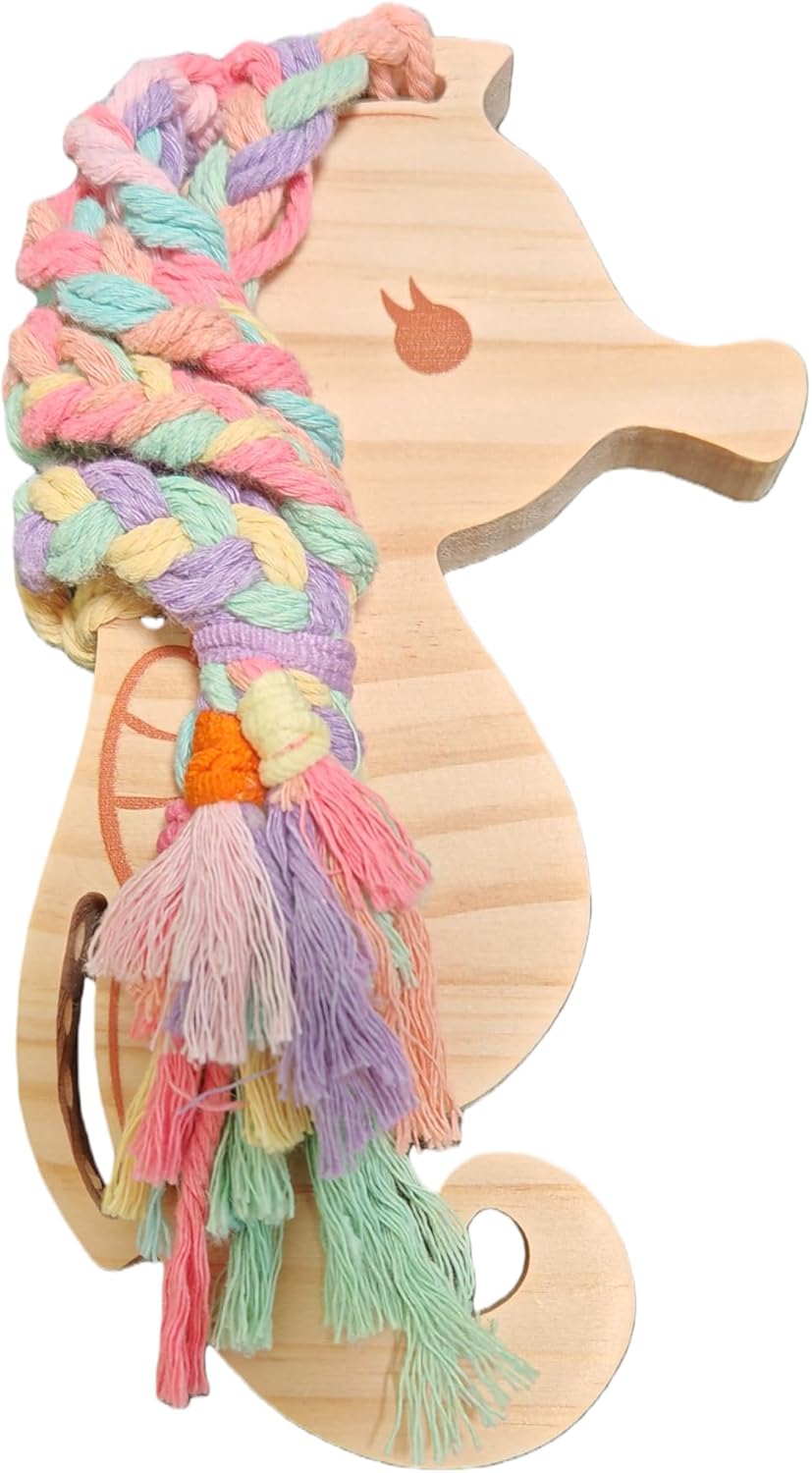 Eray Wooden Unicorn Lacing Montessori braiding Toys for Kids DIY Toy Plane Activities Car Travel Toy Educational Learning Threading for Fine Motor Skills