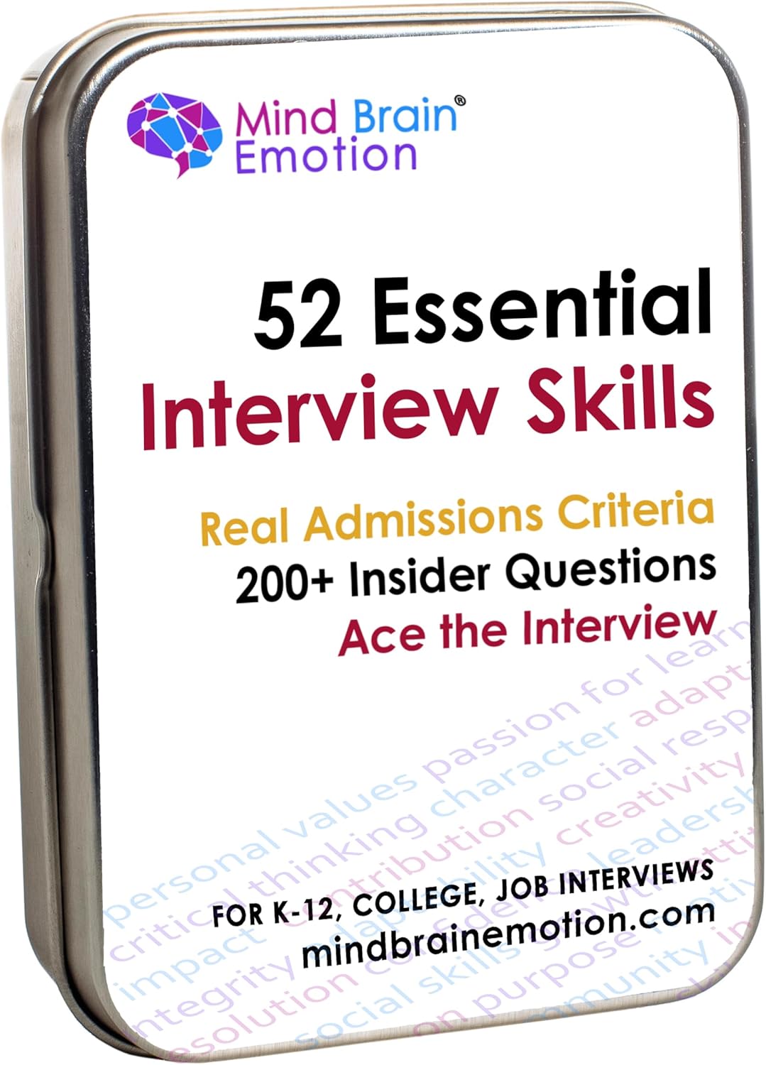 Mind Brain Emotion 52 Essential Conversations for Home, Therapy, Speech, School Classroom - Conversation Cards for Kids, Family, Teacher & Counselor to Build Growth Mindset & Communication Skills