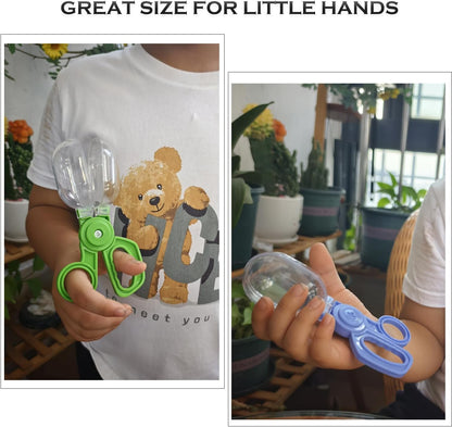 Bug Catcher Scoopers for Kids, 4PCS Handy Scoopers for Bug Catching, Fine Motor Skills Toys for Children Ages 3+