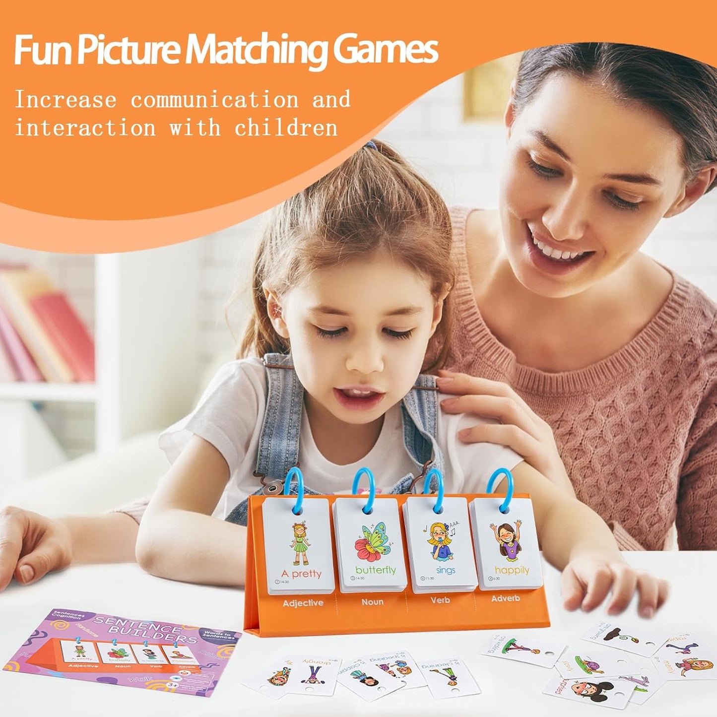 Alened Phonics Flash Cards for Kids 3-8, Sight Words Flash Cards for Kindergarten 1st 2nd 3rd Grade, CVC CVCC CCVC Word Builder, Homeschool & Classroom Phonics Learning Supplies