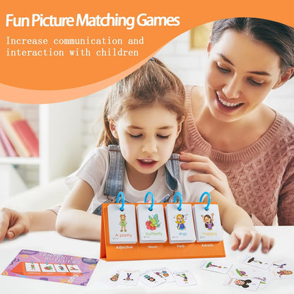 Alened Phonics Flash Cards for Kids 3-8, Sight Words Flash Cards for Kindergarten 1st 2nd 3rd Grade, CVC CVCC CCVC Word Builder, Homeschool & Classroom Phonics Learning Supplies
