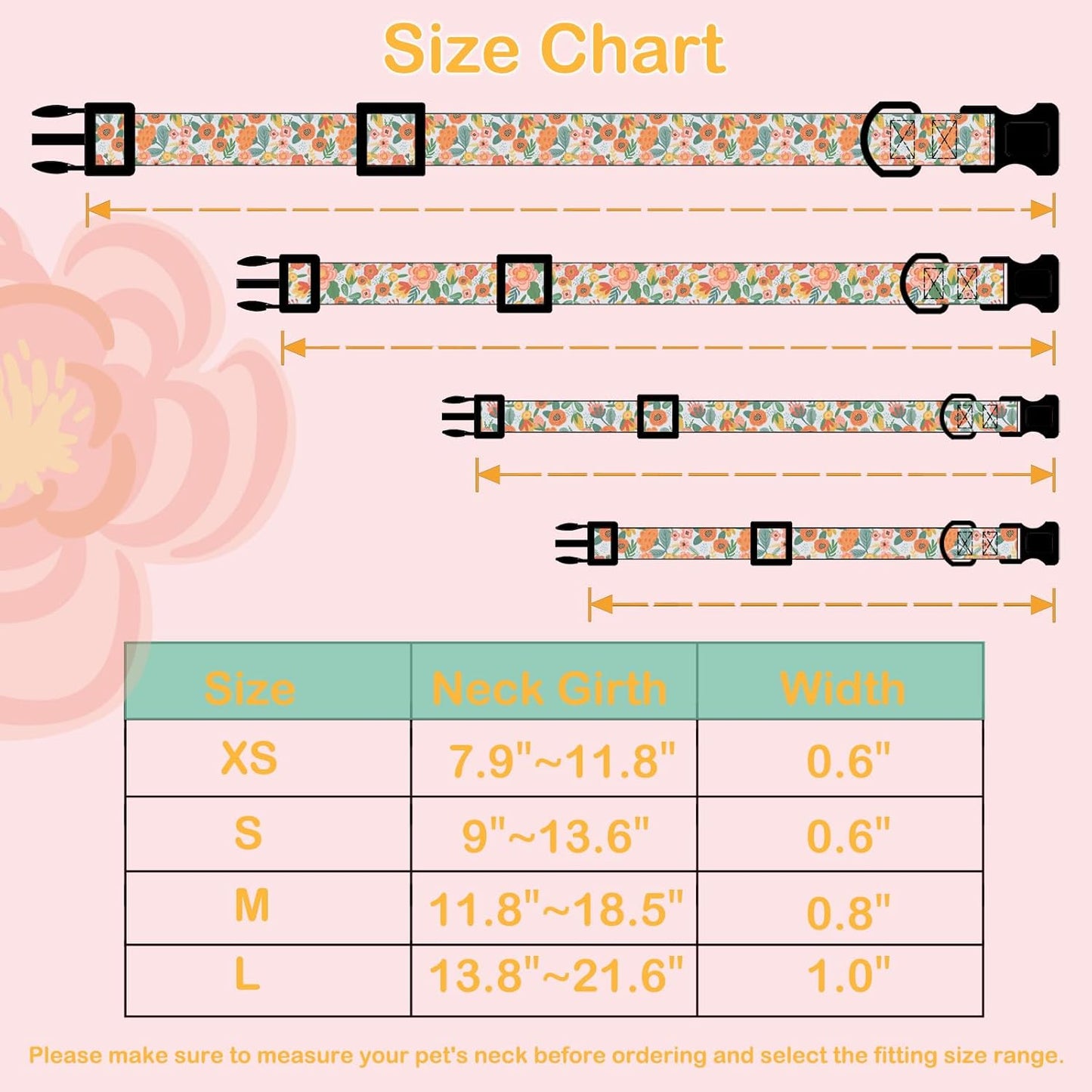 Faygarsle Dog Collar for Small Medium Large Dogs Colorful Puppy Collars for Female Dogs Toy Building Blocks Patterned Pet Collars for Summer Spring Wedding Puppy Girl Dog Collar M