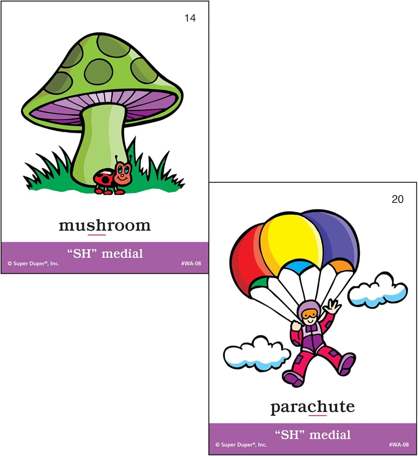 Super Duper Publications | Articulation SH Sound Fun Deck | Vocabulary and Language Development Flash Cards | Educational Learning Materials for Children