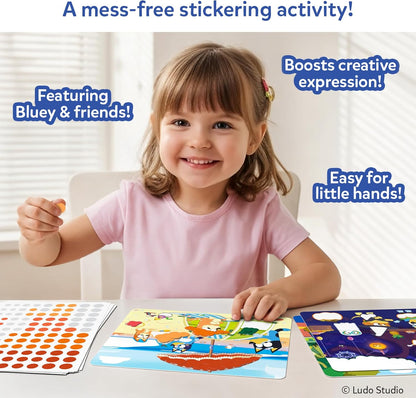 Skillmatics Dot It Sticker Art - Disney Princess, Mess-Free Fun for Kids, 500+ Stickers, Craft Kits, DIY Scrapbooking Activity, Gifts for Girls & Boys Ages 3, 4, 5, 6, 7