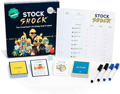 Investment Strategy Board Game (Ages 7+, Easy to Learn, Educational)