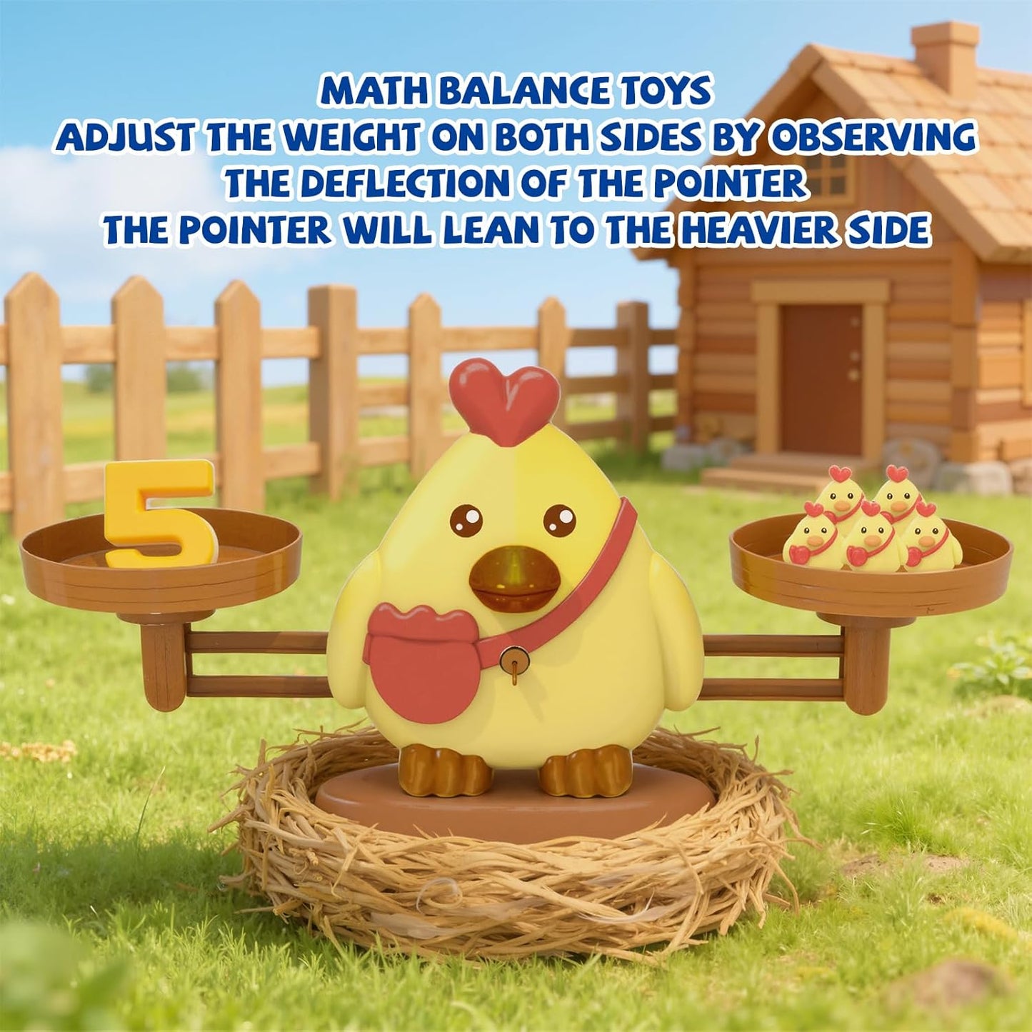 Snugzy Frog Balance Counting Toys, Number Counting Scale Games for Kids Cool Math Learning Games for Boys and Girls Preschool Kindergarten Learning STEM Montessori Educational Toys for 3+ (93 PCS)