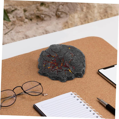 Anime Action Base Model Figure Platform Volcano Science Kit Led Action Figure Stand Lava Scene