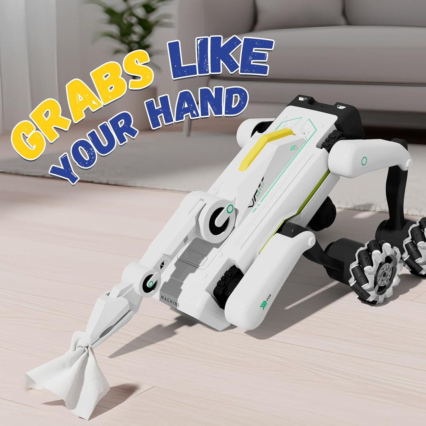 Stunt Robot Dog RC Toys with Wheels for Ages 8-13, Interactive Programmable Voice & Remote Control Pet Robot Toy for 6+ Year Old Kids Boys Girls Birthday Gift