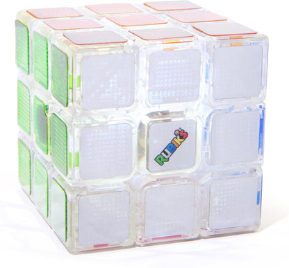 Rubik’s Cube, Pulse Cube, Light-Up Brain Teaser Puzzle for Speed Cubers, Solve the Puzzle Before the Lights Turn Off, Problem-Solving Brain Teaser & Fidget Toy for Adults, Teens, Kids Ages 8 & Up